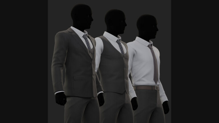 Cloth male classic suit download