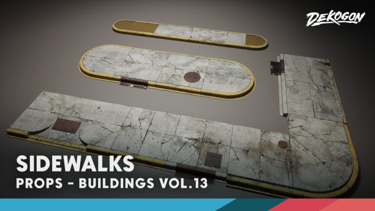 Buildings VOL.13 – Sidewalks (Vertex Paintable Debris/Water/Damage/Dirt) download
