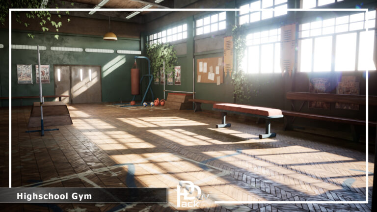Highschool Gym / 34 Assets download