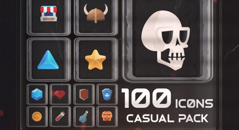 100 Casual Icons Pack download