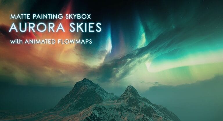 Matte Painting Skybox Pack: Aurora Skies download