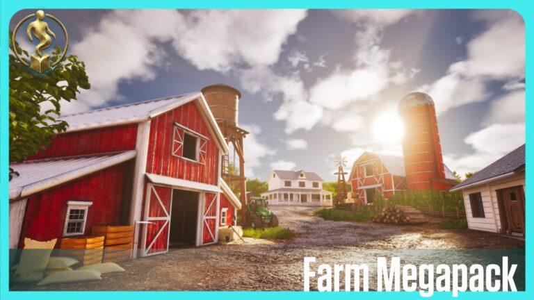 Farm Megapack ( House , Barn , Barn Props , Color Variations ) download