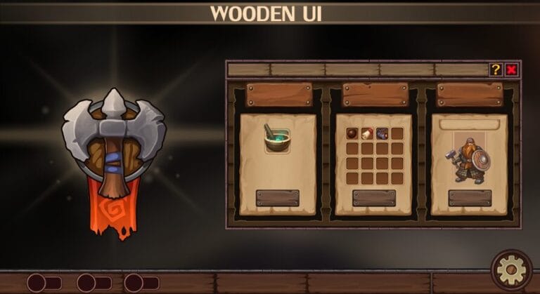Wooden UI download
