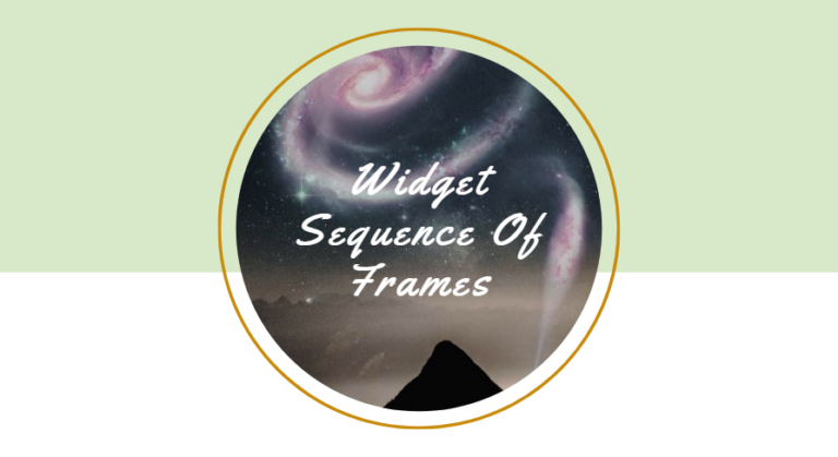 Widget Sequence Of Frames download
