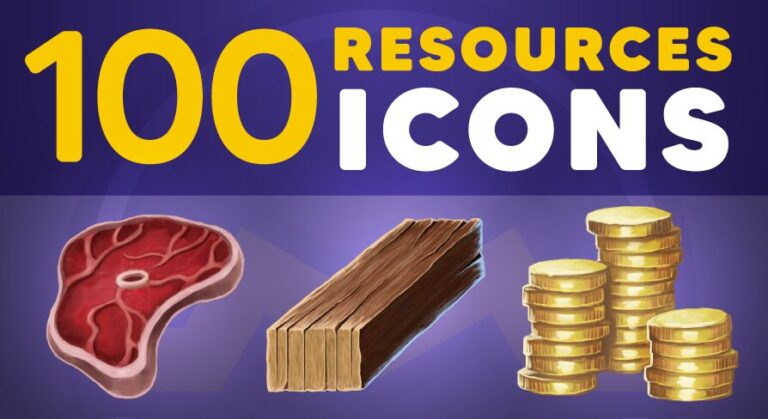 100 Resources Icons download