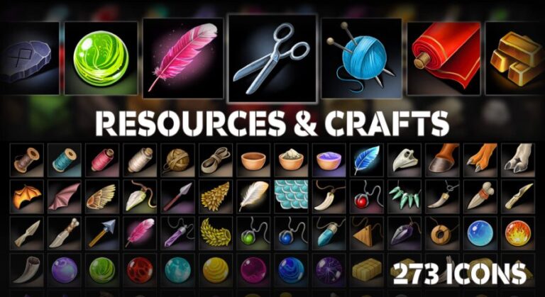 Resources And Craft – Icons download