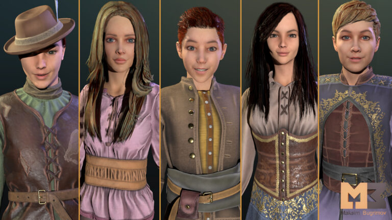 NPC Charaters Kids (Pack) download