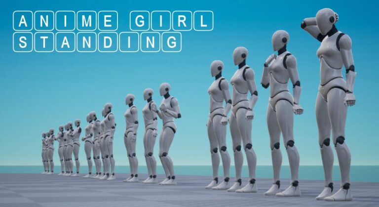ANIME GIRL STANDING download