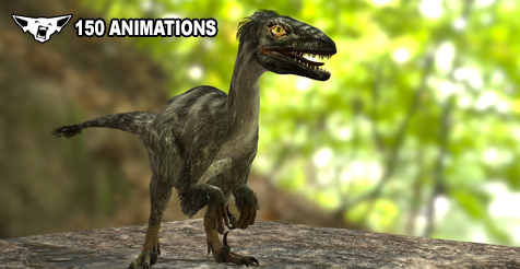 Raptor Dinosaur Animated download