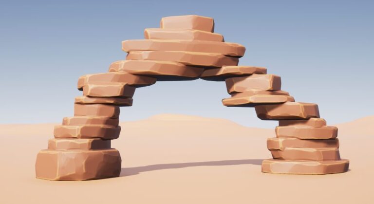 Stylized Desert Rocks download