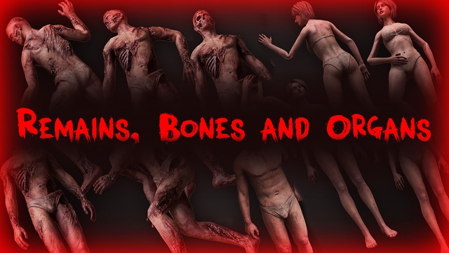 Human Remains and Bones Mega Bundle (Rigged) download