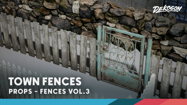 Fences VOL.3 – Town Modular (Nanite and Low Poly) download
