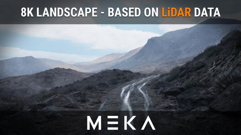 LiDAR DESERT LANDSCAPE download