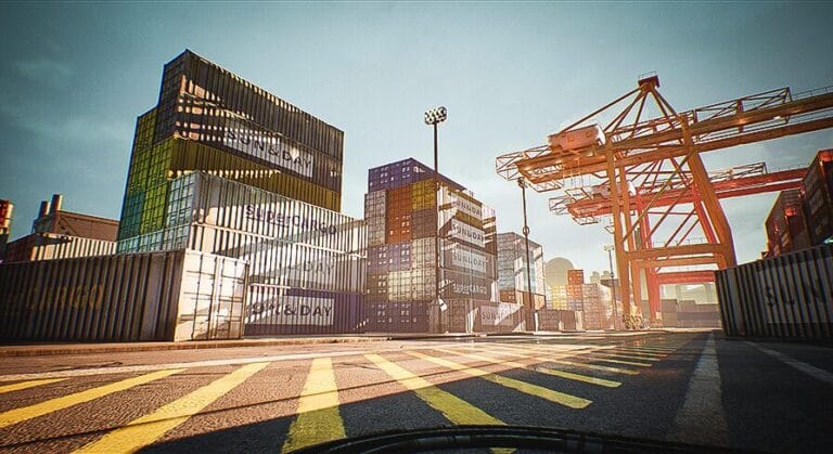 Container Yard Environment Set download