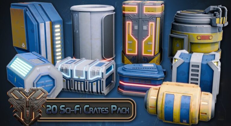 20 Sci-Fi Crates Pack download