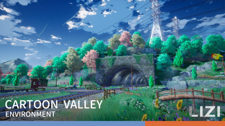 Cartoon Valley Environment download
