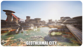 Science fiction Geothermal City download