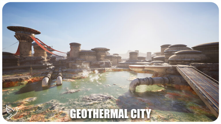 Science fiction Geothermal City download