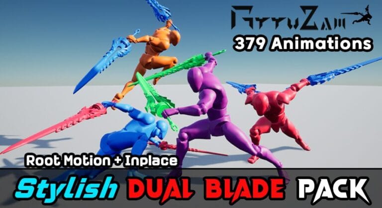 Stylish Dual Blade Pack Action RPG & TPS & TopDown Game. download