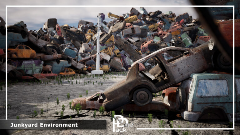 Junkyard Environment / 14 Assets download