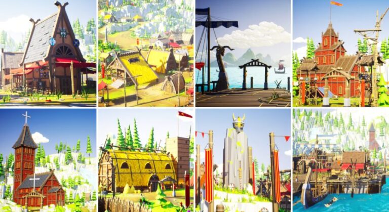 Low Poly Viking World download