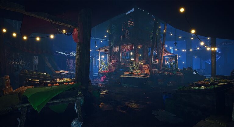 Modular Night Market (Market Environment, Food Market, Bazaar, Grocery Market) download