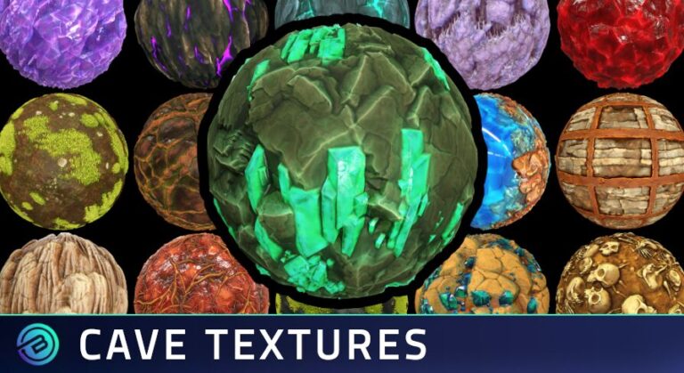 Stylized Cave Textures – RPG Environment download