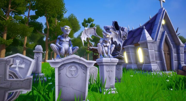 Spooky Stylized Graveyard Pack download