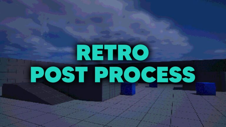 Retro Pixel PSX Post Process Shader download