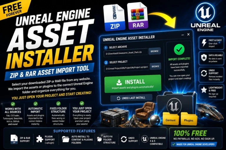 Unreal Engine Asset Installer/Importer download