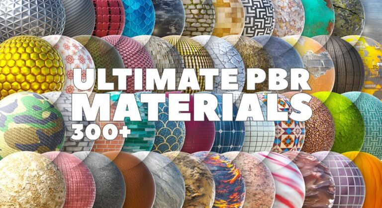 300+ Ultimate PBR Materials Pack download