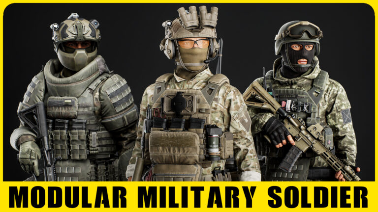 Modular Military Character download