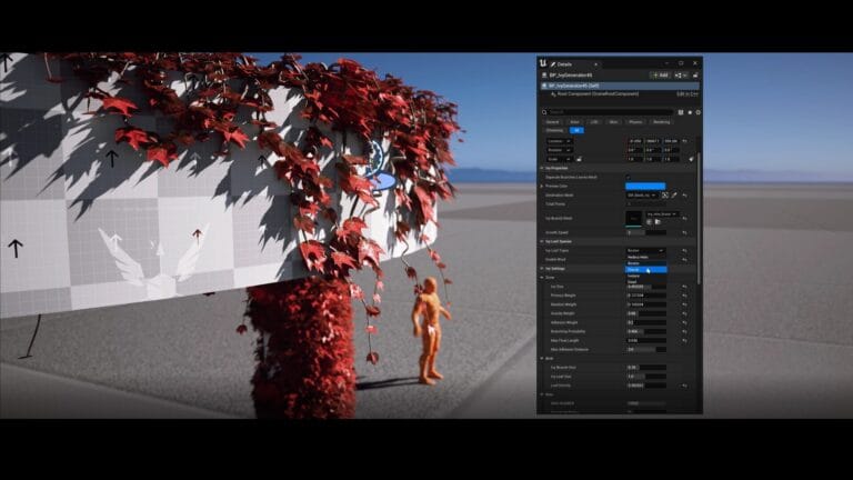 Crazy Ivy Realistic Ivy Generator Vine Plugin – Grow Procedural Plants in Editor download