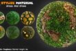 6 Stylize Material Grass And Stone download