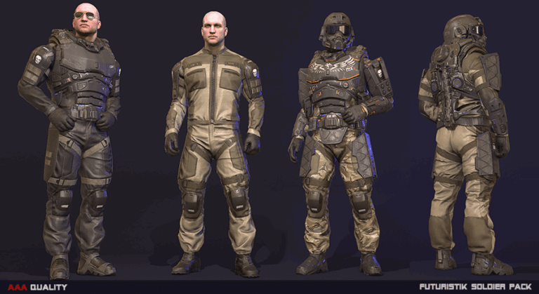 Futuristic Soldier download