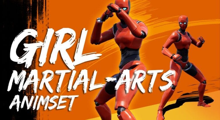 Girl Martial Arts AnimSet download