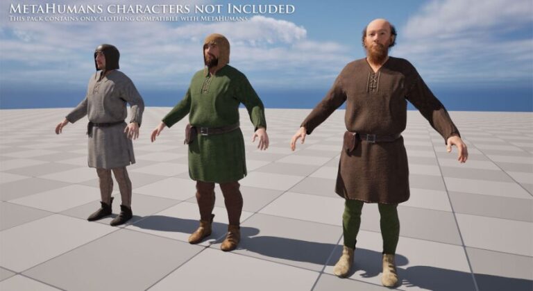 Medieval Cloth 01: Male Villager download