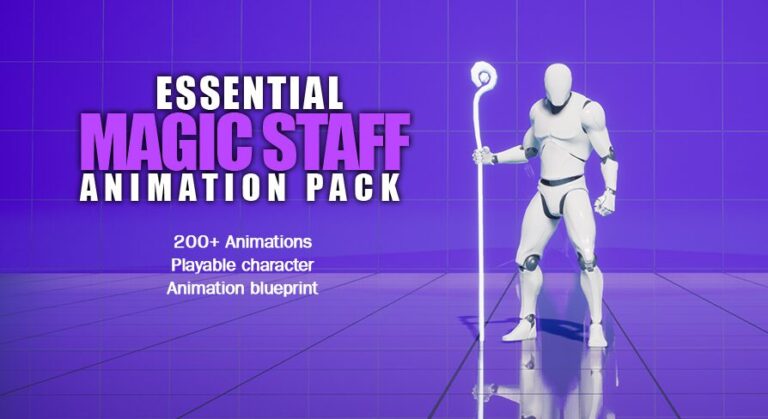 Essential Magic Staff Animation Pack download