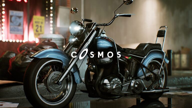 Classic MotorBike / Driveable / Functional (Classic MotorBike Vehicle 3D Model) download