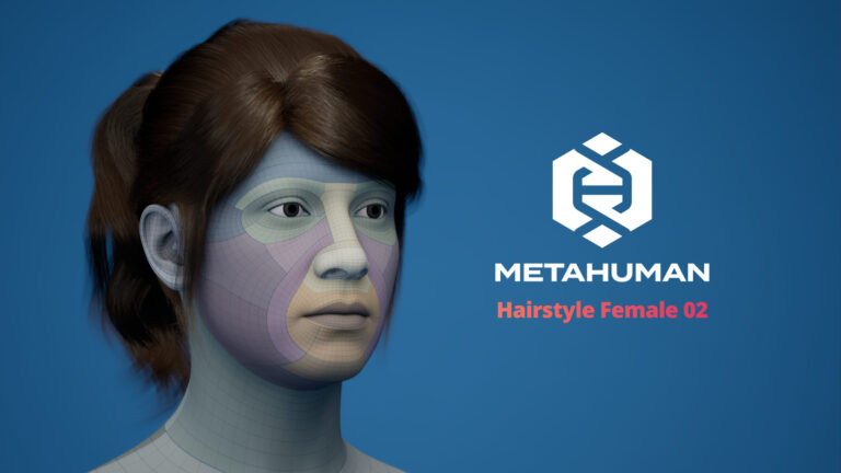 MetaHuman Hairstyle Female 02 Groom download