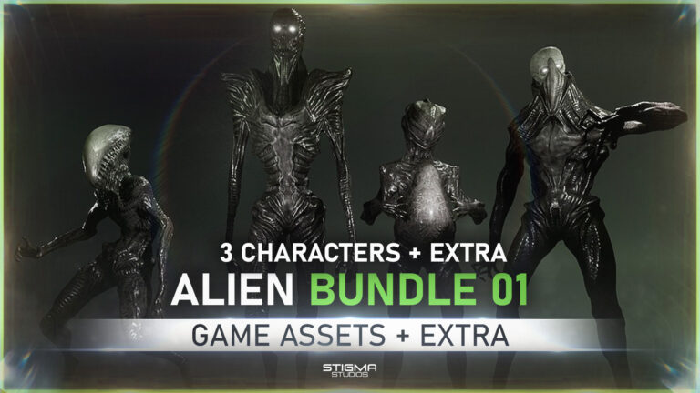 Alien Bundle 01 – Game Assets + Extra | STIGMA STUDIOS download