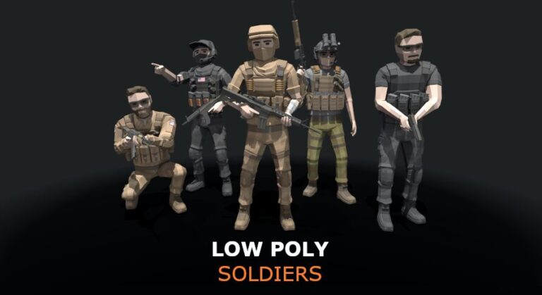 Low Poly – Soldiers download