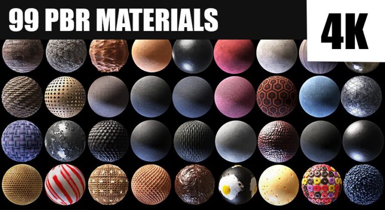 99 PBR Materials Vol.01 download