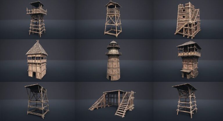 Medieval Watchtowers and Platforms – v1 download