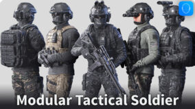 Modular Soldier Character, Army, Tactical Spec-Ops 03 download