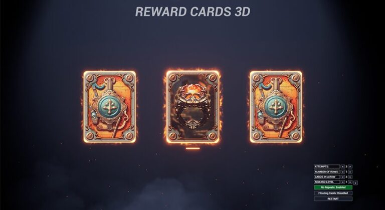 Reward Cards 3D download