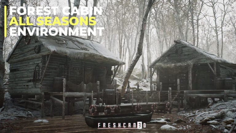 Survival Forest Cabin Bundle (Survival Environment, Forest House, Log House ) download