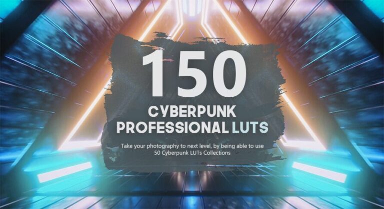 150 Cyberpunk LUTs Pack – Post-Processing Filters download