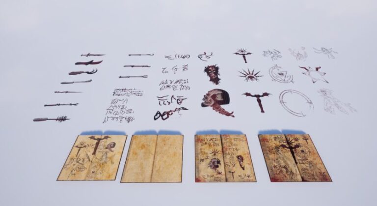 Horror Decal Pack / Book / AI SOURCES download