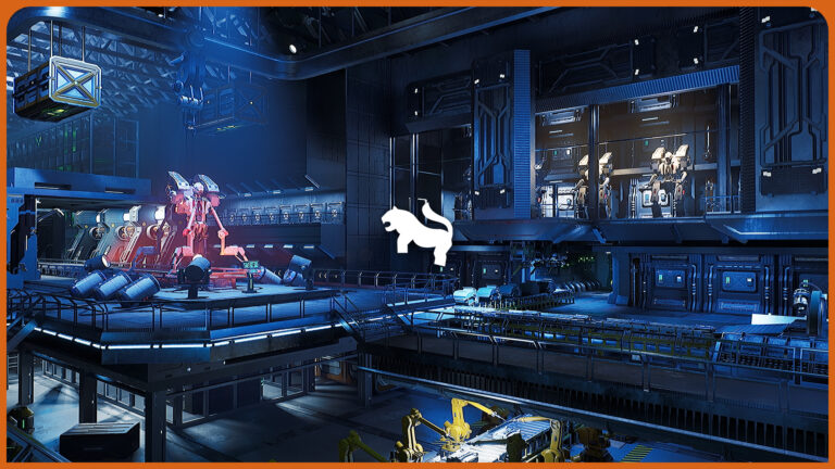 Sci-Fi Robot Factory Environment download